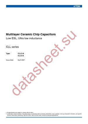 CLLE1AX7S0G475M datasheet  